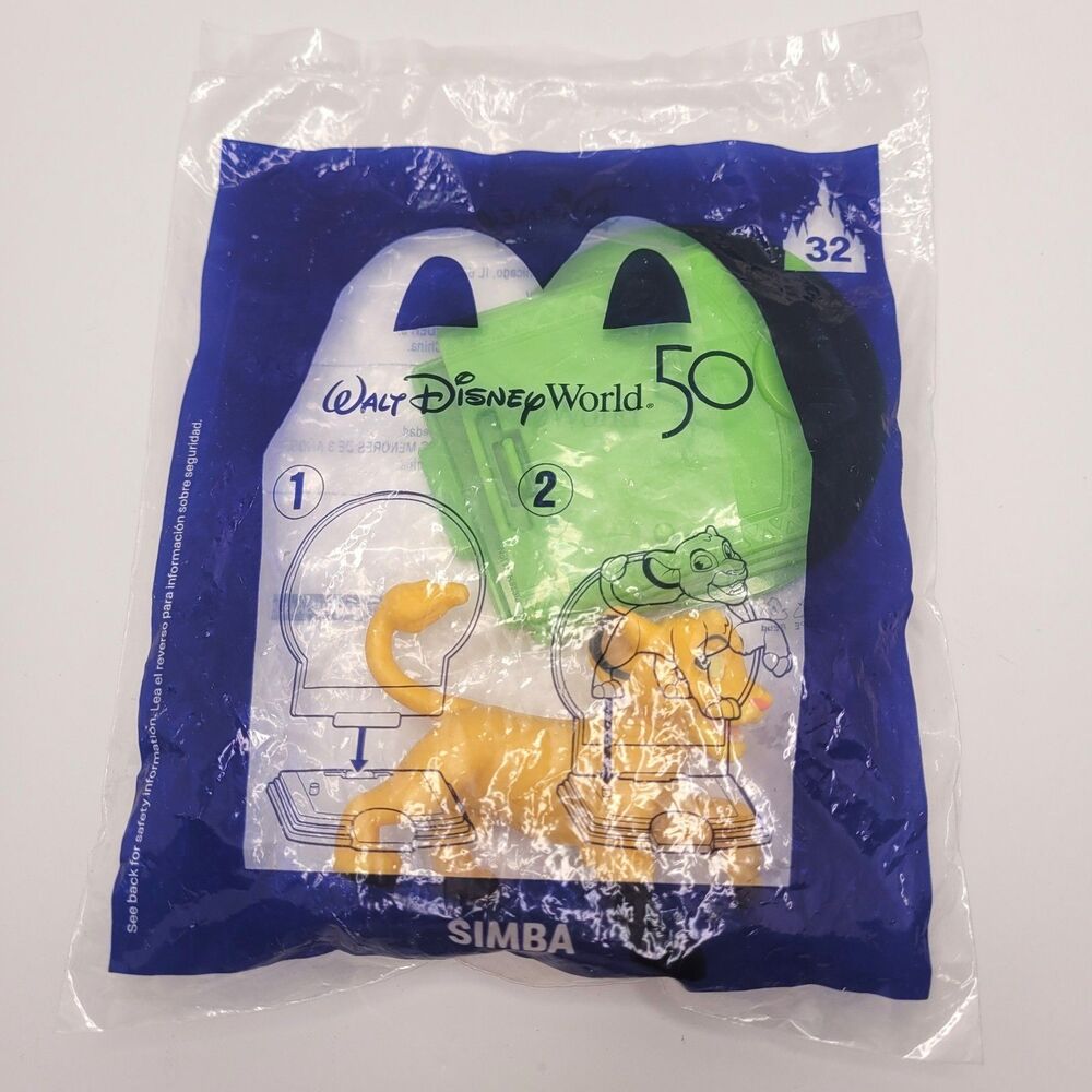 Disney World 50th McDonalds Simba Toy #32 New